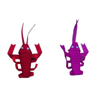 Summer lobster Hair Clips
